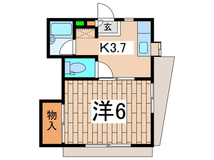 アイランドハイツの物件間取画像