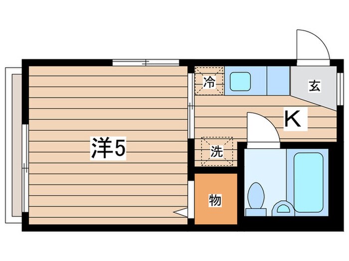 グリーンウッドの物件間取画像