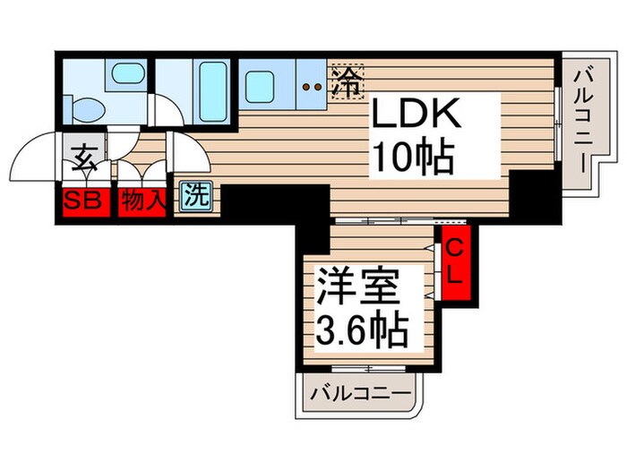 ドゥーエ南千住の物件間取画像