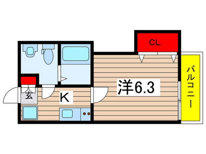 エスポワールの物件間取画像