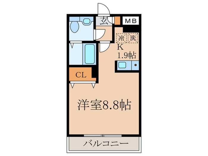 プロスパー下井草の物件間取画像