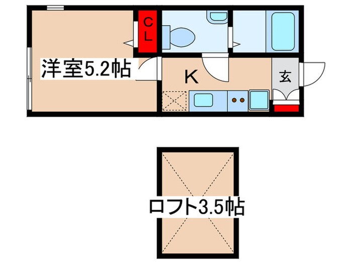 レジデンスフラーロンの物件間取画像