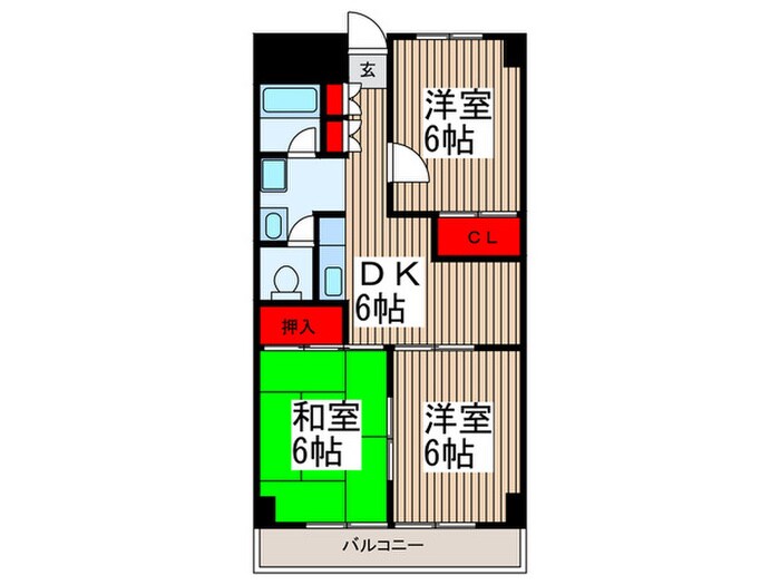 新井マンションの物件間取画像