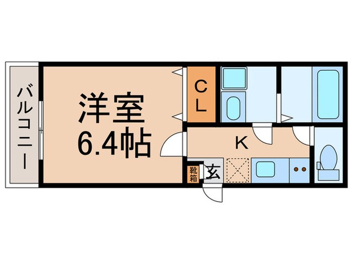 メイクスミニ新宿落合の物件間取画像