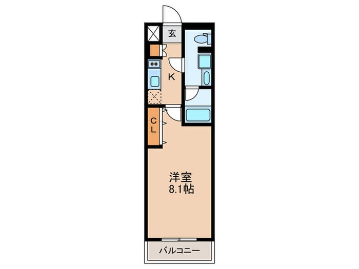 ＳＰコート大森町（409）の物件間取画像