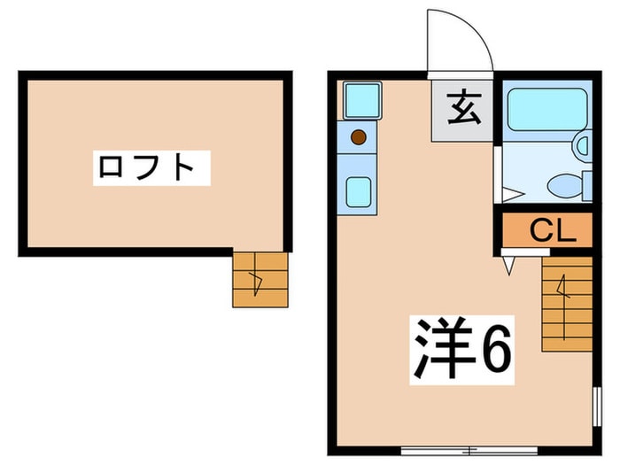 ハ－ミットクラブハウス栗田谷の物件間取画像