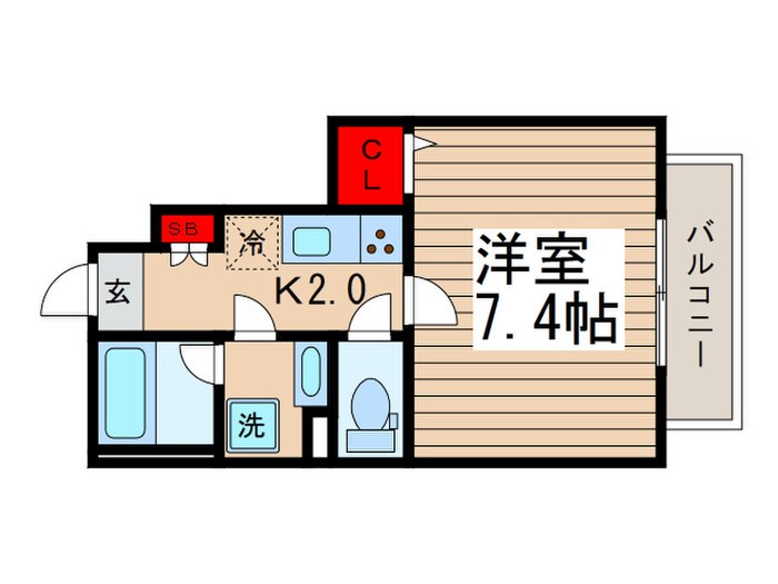 A gardenの物件間取画像