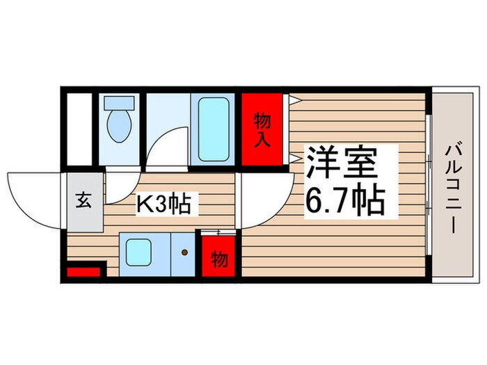 Ｚephyr・Ｓの物件間取画像