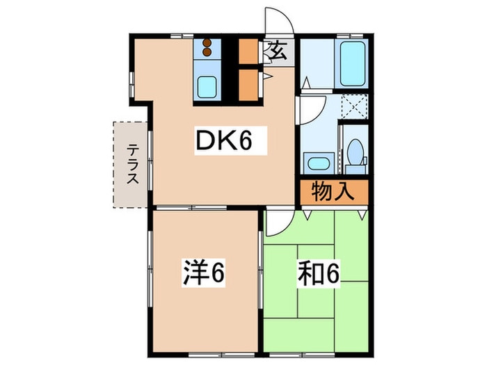 ハイツプラドの物件間取画像