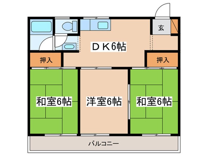 物件間取画像