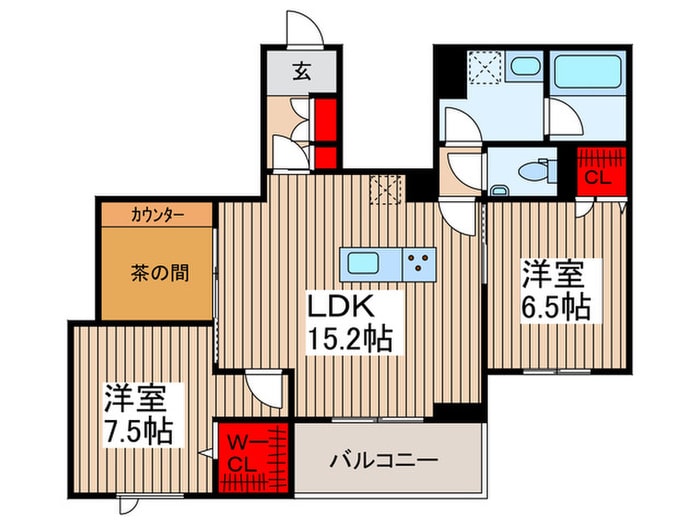 Grandy Villa Ohtakanomori Ⅱの物件間取画像