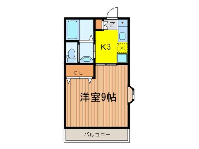 ハピネスの物件間取画像