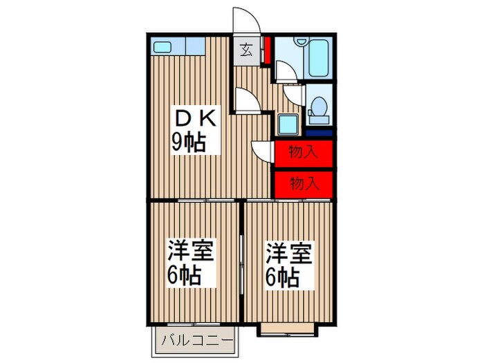 リバーサイド西浦和の物件間取画像