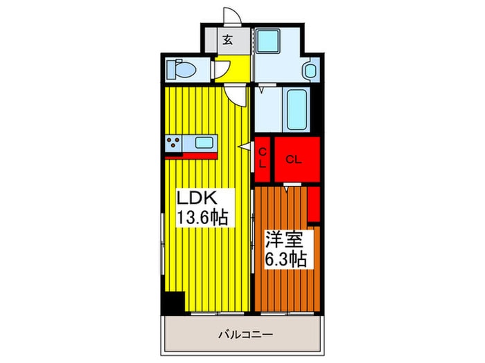 PRIME RESIDENCE NAMIKIの物件間取画像