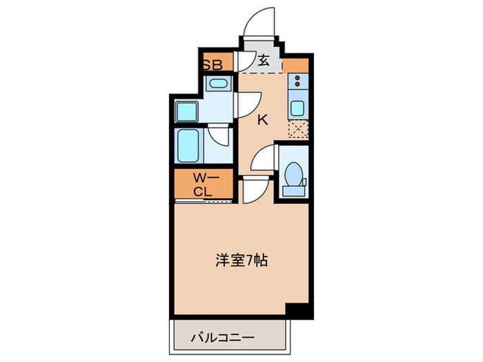 パティーナ多摩川の物件間取画像