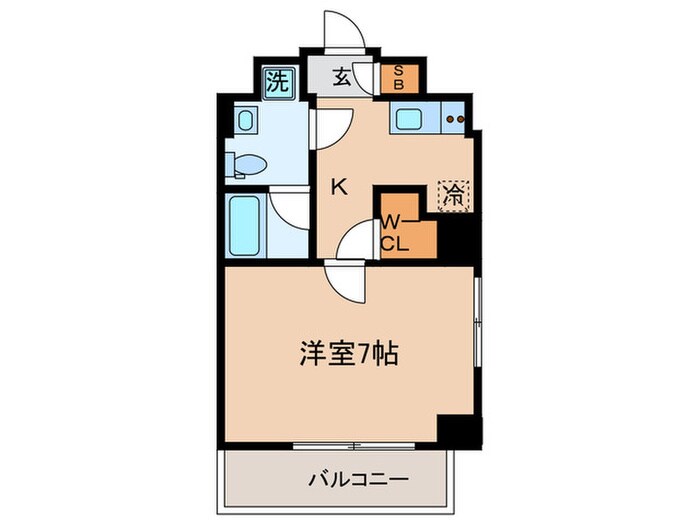 パティーナ多摩川の物件間取画像