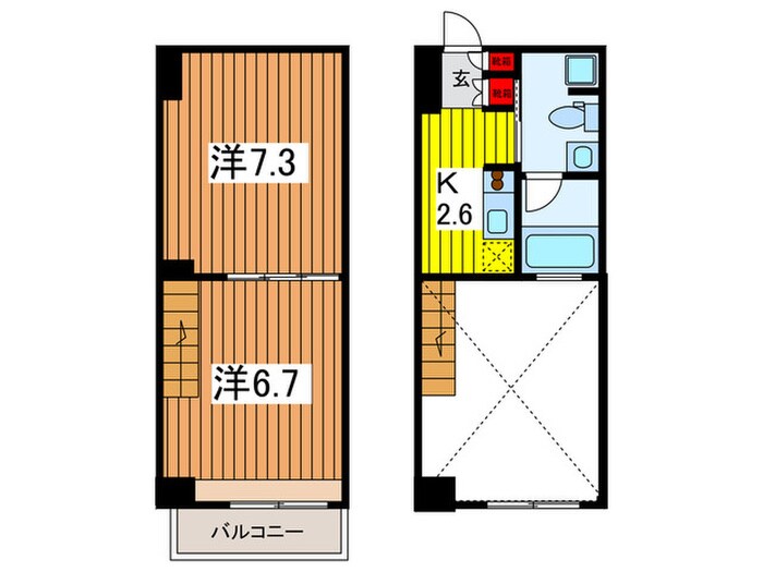 リブシス浦和の物件間取画像