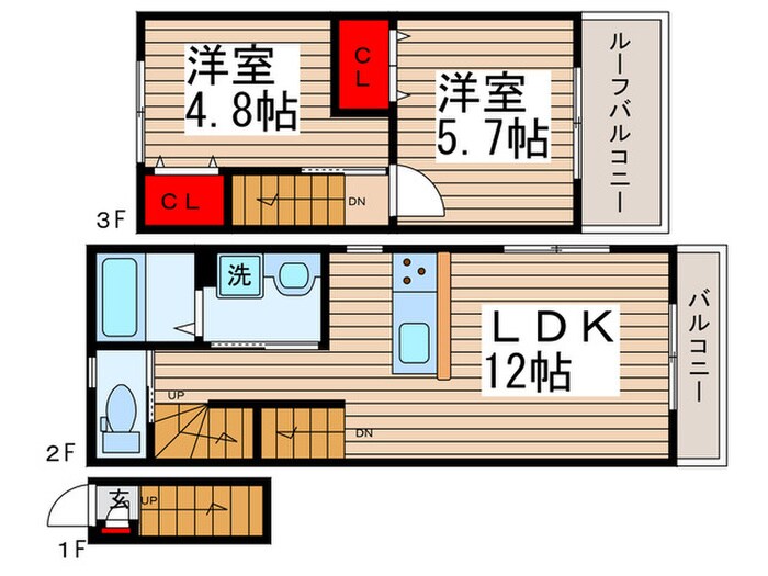 Ｍａｉｓｏｎ　ｄｅ　Ｆｌｅｕｒの物件間取画像
