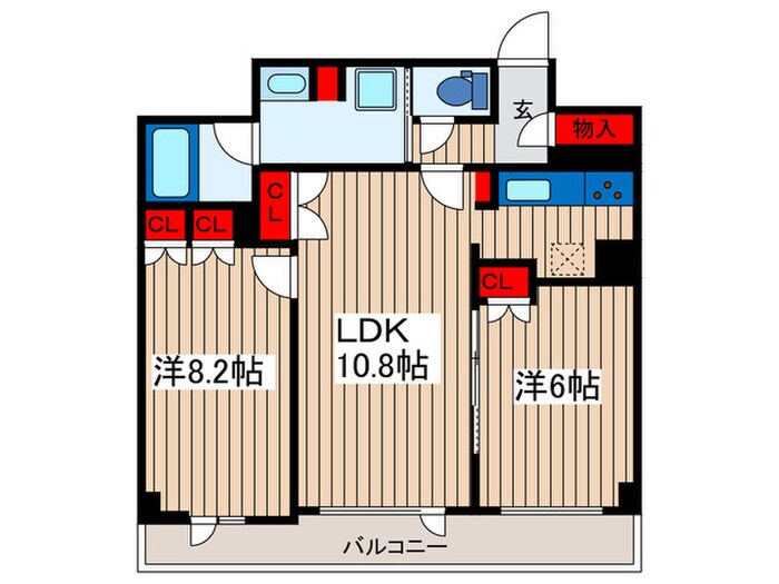 EPAC　Sports　Residenceの物件間取画像