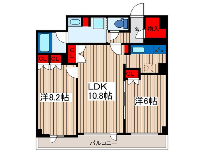 EPAC　Sports　Residenceの物件間取画像