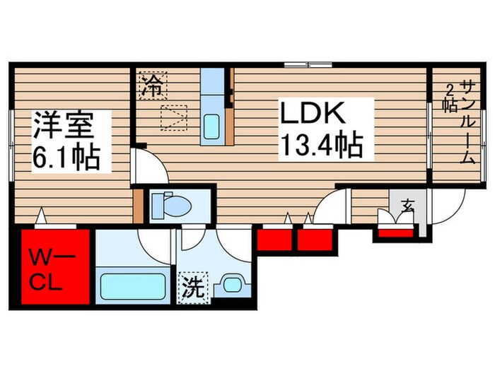 アリビオの物件間取画像