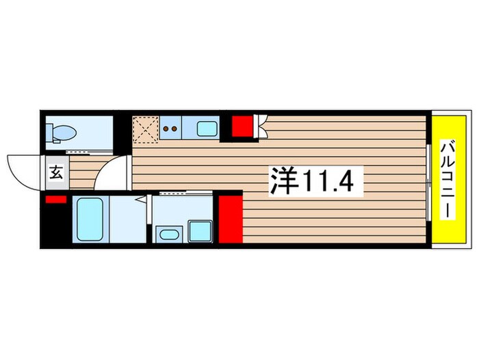 ベルデュール神代千葉の物件間取画像