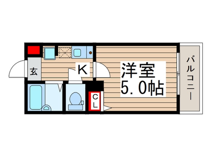 MELDIA東向島の物件間取画像