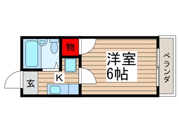 南町ハイツの物件間取画像