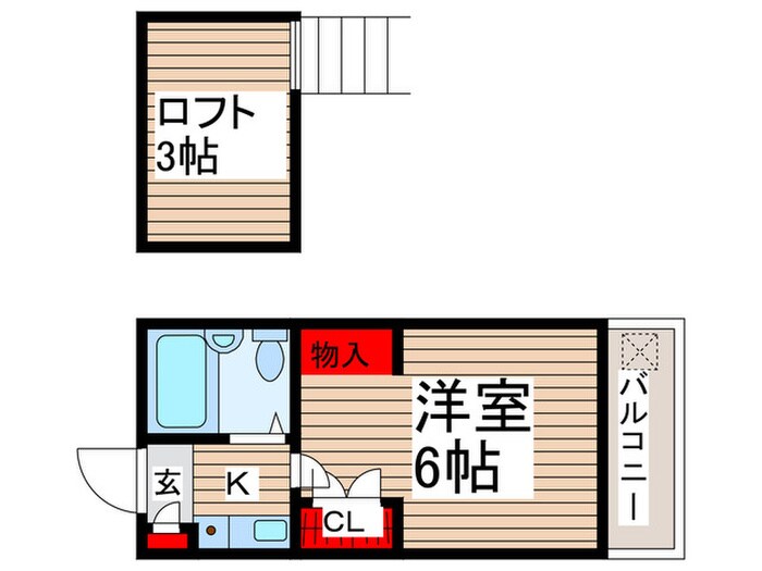 b´CASA津田沼Ⅱre-bornの物件間取画像