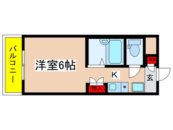第二コスモ大和Ａ棟の物件間取画像