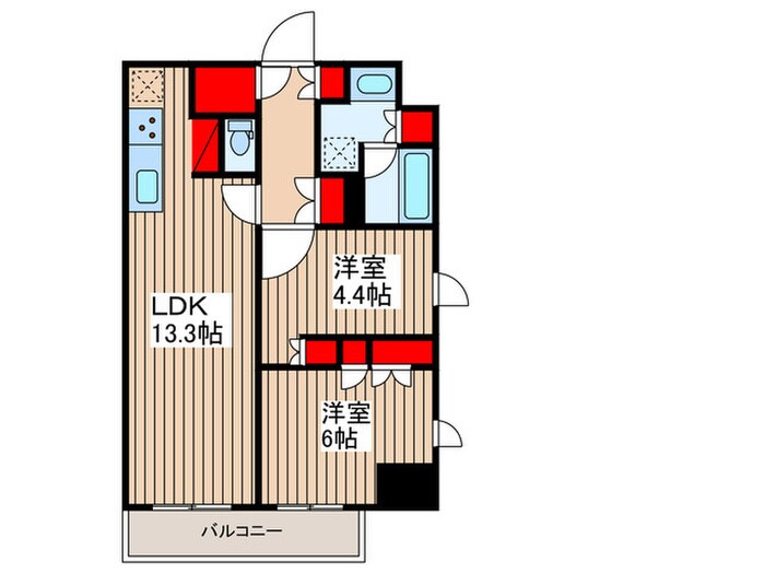 La Sante 上野の物件間取画像