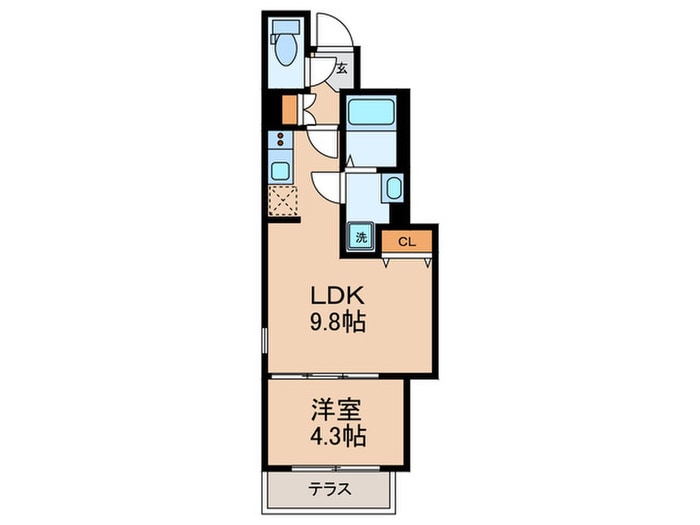 LUORE鵜の木の物件間取画像