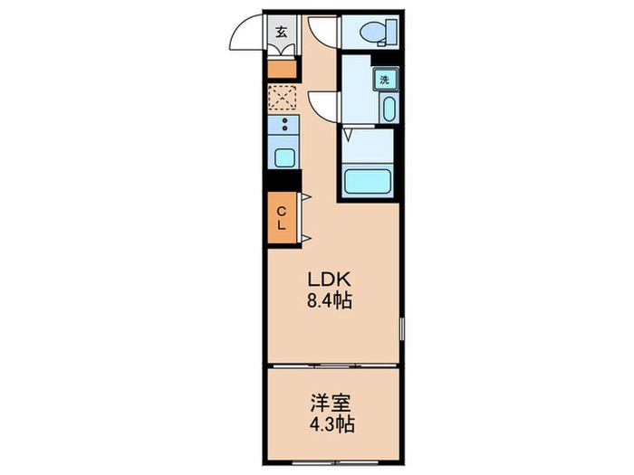 LUORE鵜の木の物件間取画像