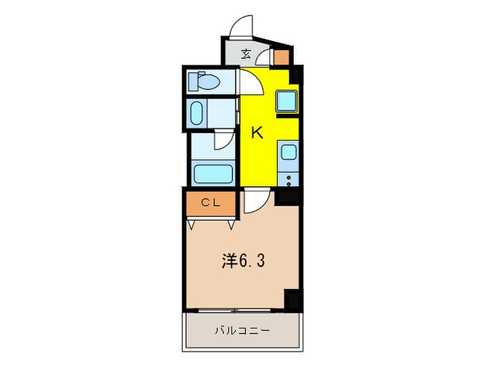 カスタリア本駒込の物件間取画像