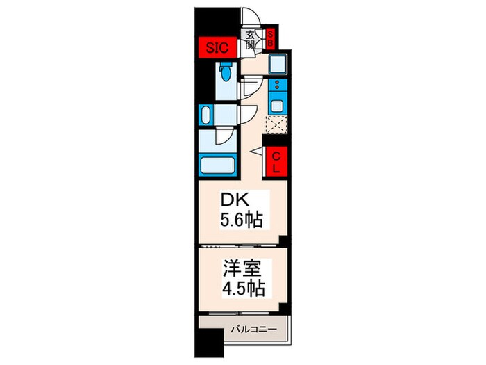 グランカーサ町屋の物件間取画像