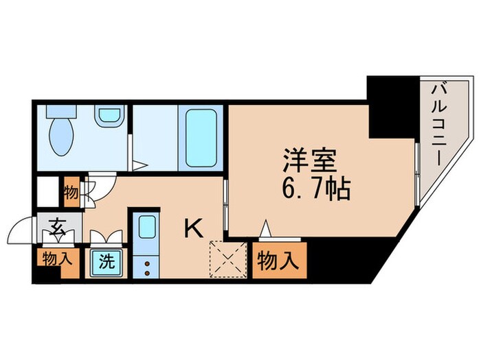 レオーネ金町(404)の物件間取画像