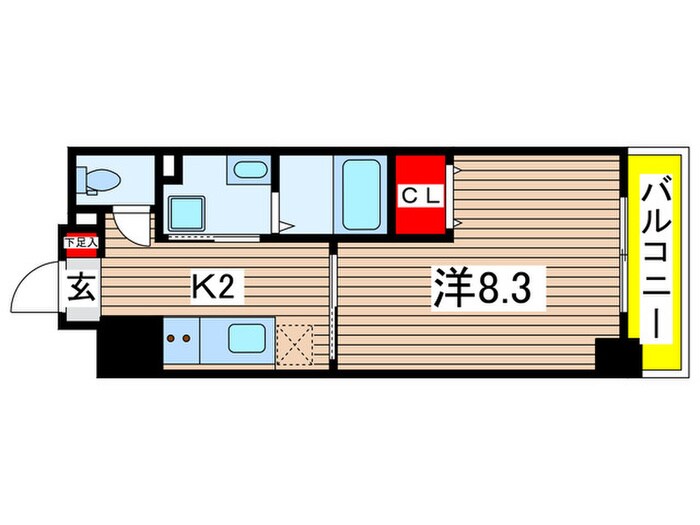 千葉中央・大庄マンションの物件間取画像