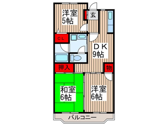 物件間取画像