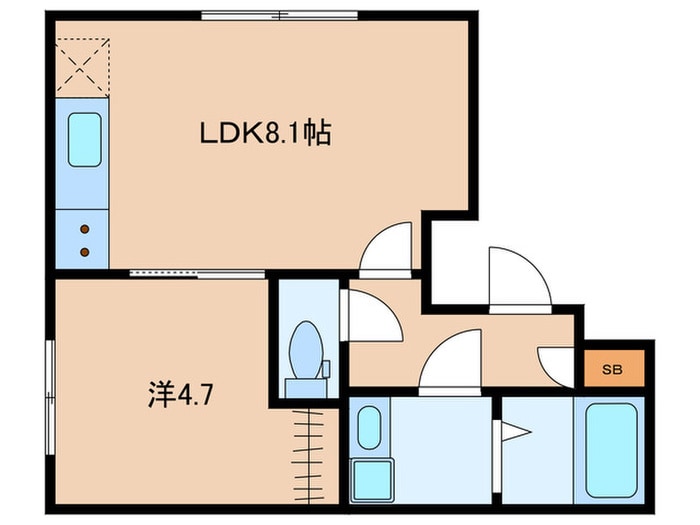 ルリアン西新宿の物件間取画像