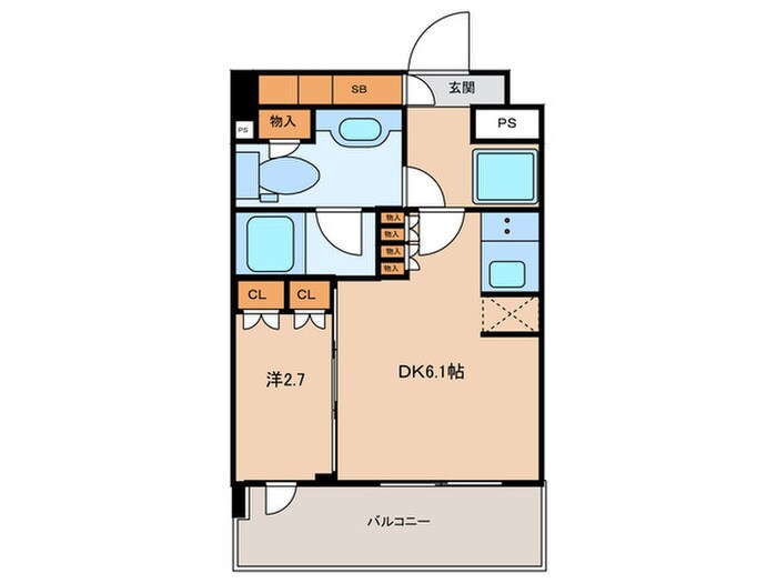 ONE ROOF RESIDENCE TAMACHIの物件間取画像