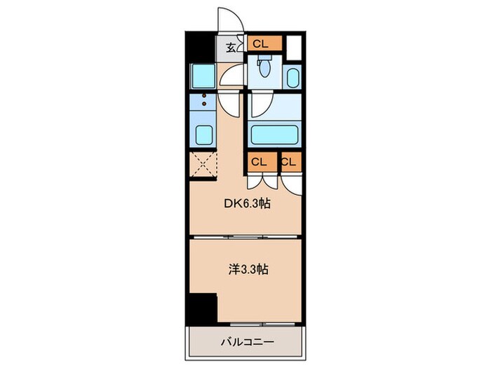 ONE ROOF RESIDENCE TAMACHIの物件間取画像