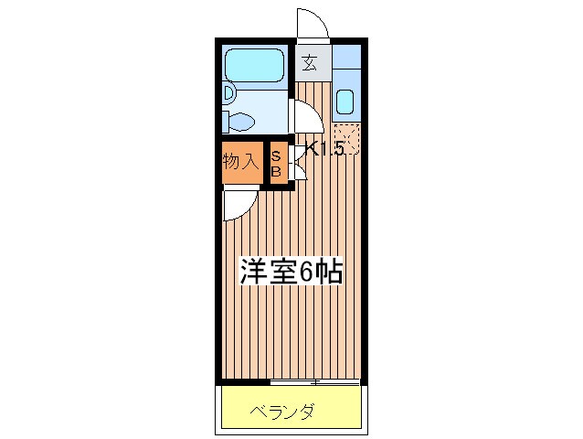 ベルポ－ト八幡山の物件間取画像