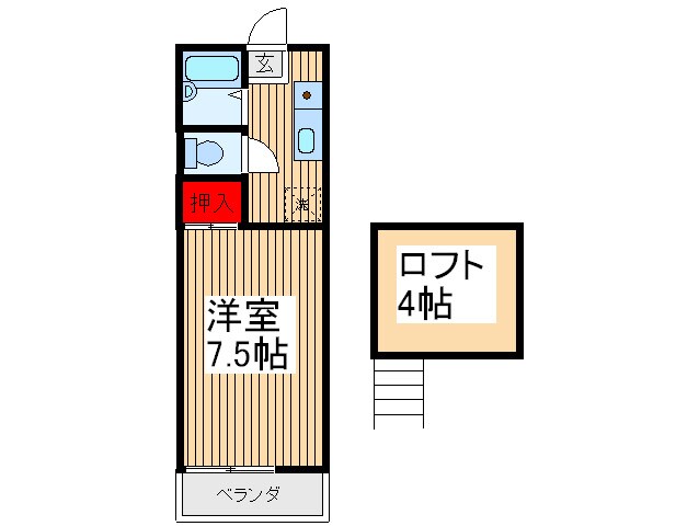 ハウスサンライズの物件間取画像