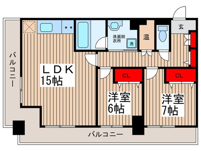 オ－シャンビュ－壱番館の物件間取画像