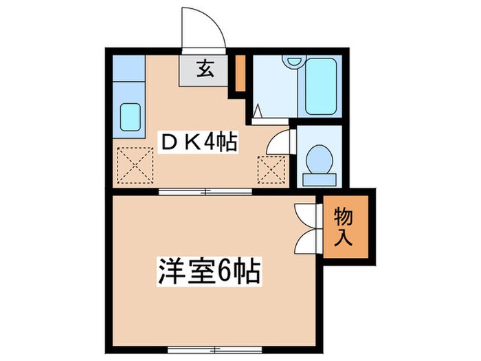 コトー中原Ⅰの物件間取画像