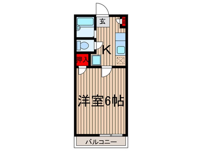 b´CASA薬園台re-bornの物件間取画像
