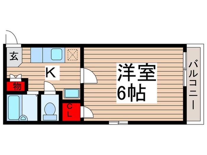 b´CASA薬園台re-bornの物件間取画像
