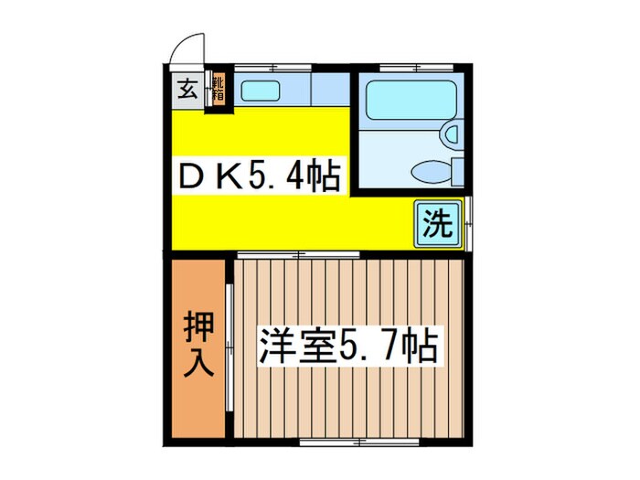 ハイツ・ランの物件間取画像