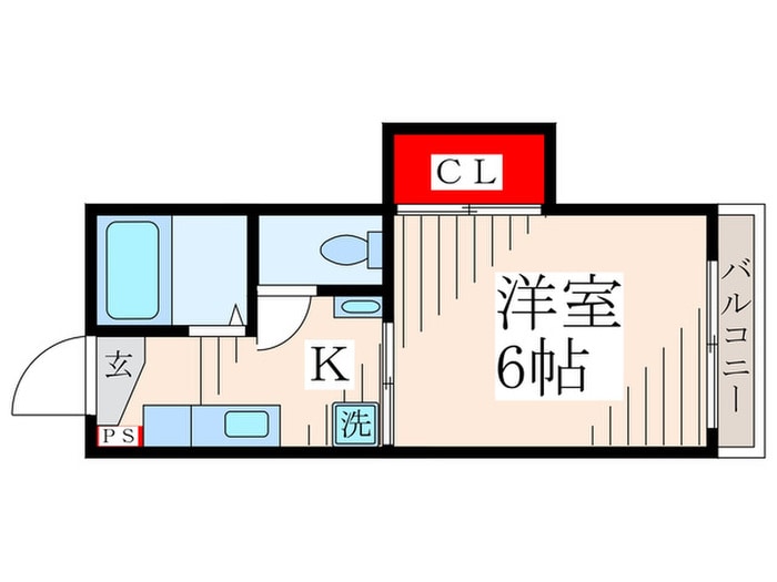 ベルハイツの物件間取画像