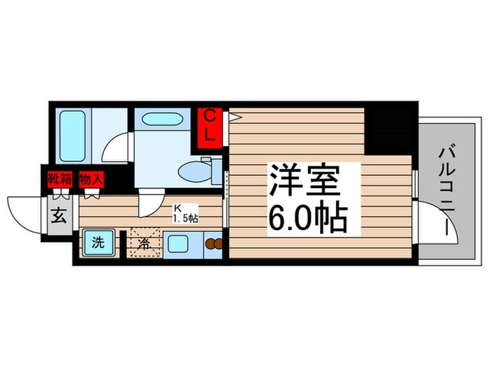 プレール・ドゥーク亀戸V（605）の物件間取画像